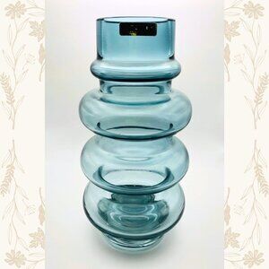 Finncristal Sculptural Hooped Glass Vase